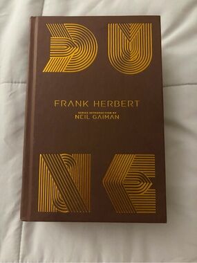Dune Hardcover Art Edition - Brown with Gold Foil